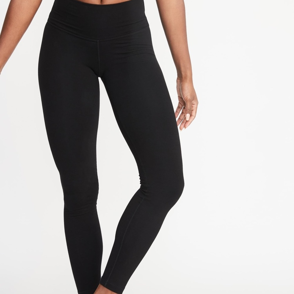 Black High-Waisted Balance Yoga Leggings